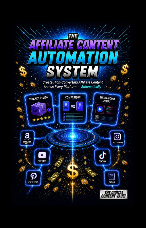 The Affiliate Content Automation System: Create High-Converting Affiliate Content Across Every Platform - Automatically
