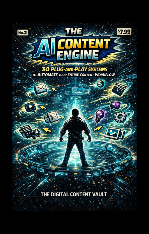 The AI Content Engine: 30 Plug‑and‑Play Systems to Automate Your Entire Content Workflow
