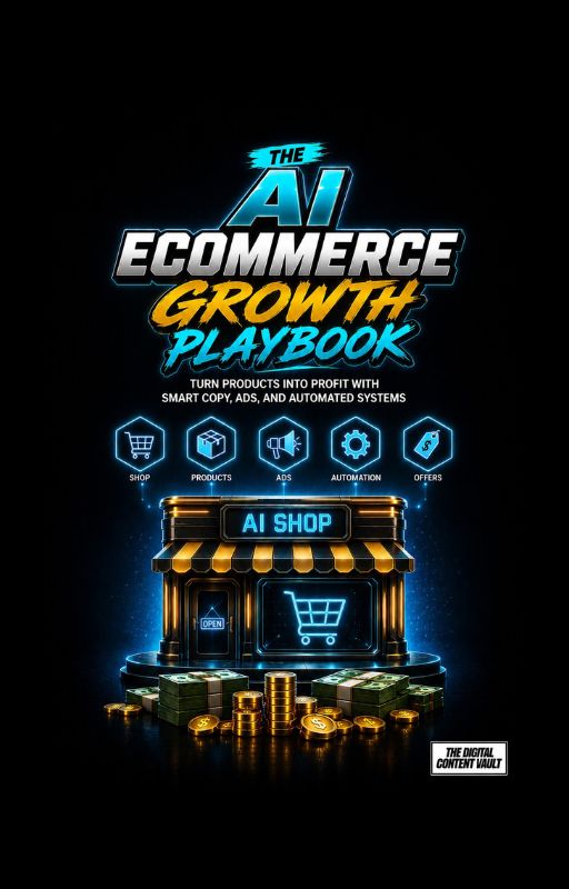 The AI Ecommerce Growth Playbook: Turn Products Into Profit With Smart Copy, Ads, and Automated Systems