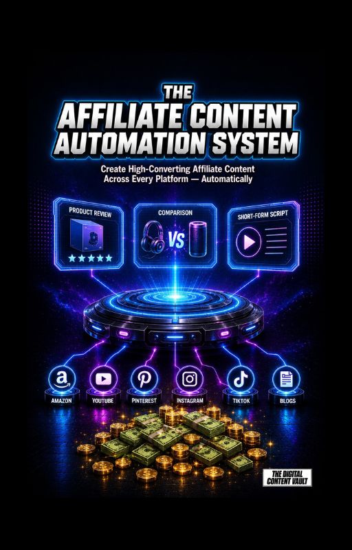 The Affiliate Content Automation System: Create High-Converting Affiliate Content Across Every Platform - Automatically
