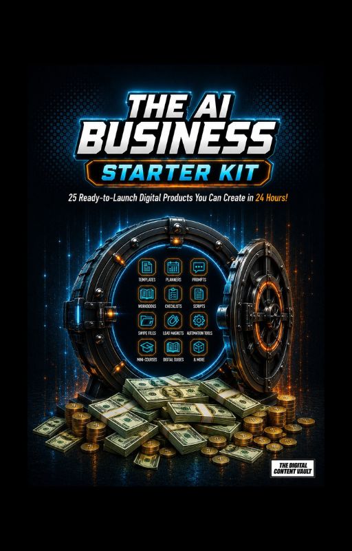 The AI Business Starter Kit: 25 Ready‑to‑Launch Digital Products You Can Create in 24 Hours